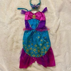 Disney The Little Mermaid Dress and Crown